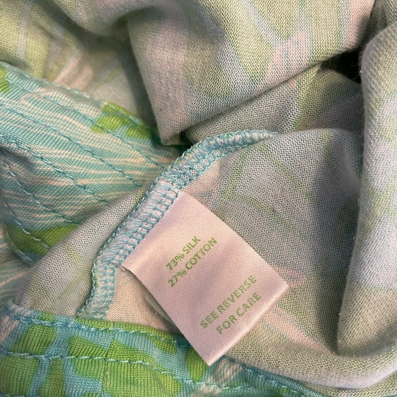Blue and green Lilly Pulitzer summer dress - Picture 6 of 9